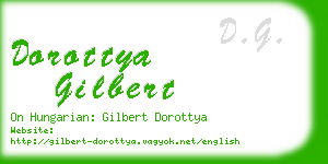 dorottya gilbert business card